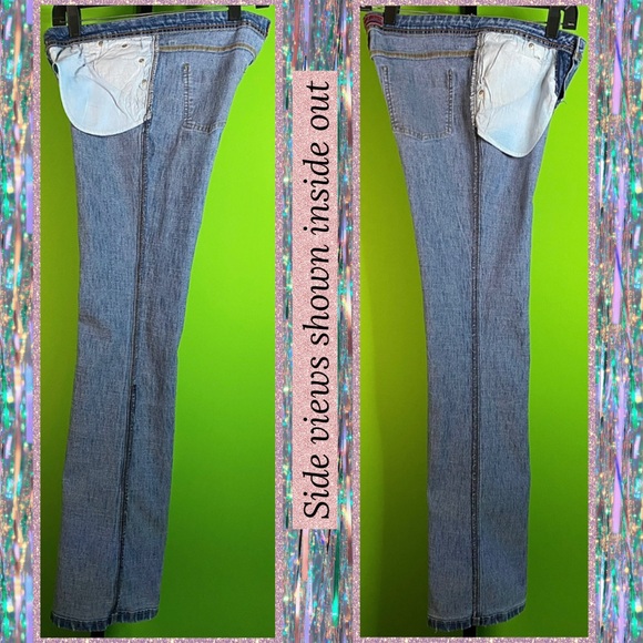 VINTAGE Y2K/90S HOT KISS BOOTCUT JEANS EXC COND SZ 9 back to school cool - Picture 9 of 13